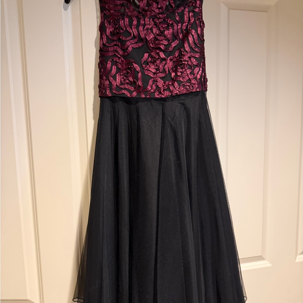 Girls rose lace with tool skirt formal dress, perfect for any formal occasion!